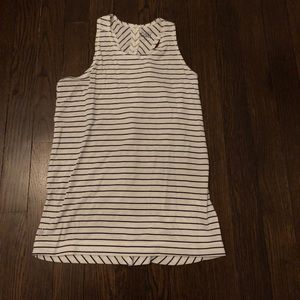 HARDLY WORN Athleta Girl L/12 Slit Back Tank Top